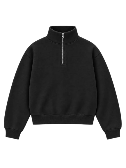 Boxy Quarterzip Sweatshirt